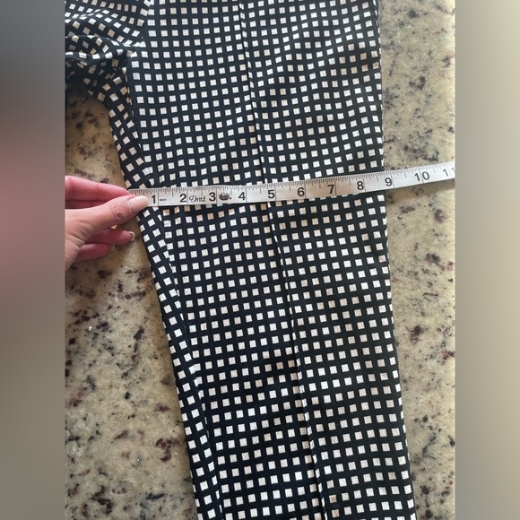 Jules & Leopold Black and White Patterned Straight Leg stretch hot Pants Sz M - Picture 8 of 9